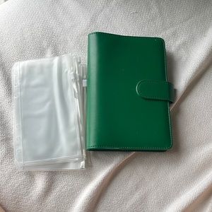 green money book/organizer